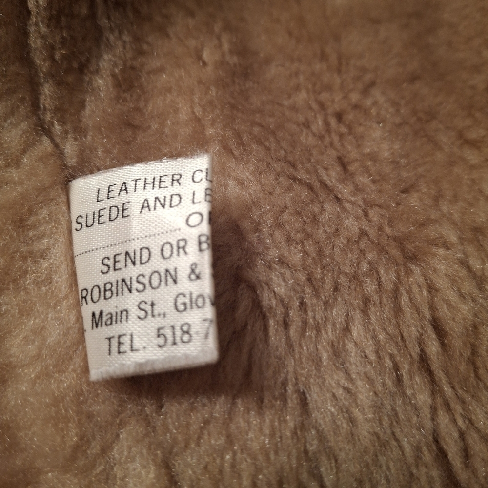 Vintage Cabretta Angel Skin by Grais Leather Vest Lined Jacket Men Size 42L - Picture 11 of 16